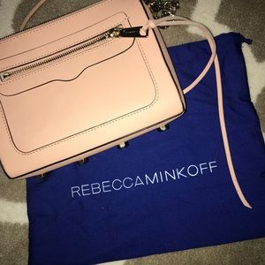 Rebecca Minkoff blush-pink crossbody bag